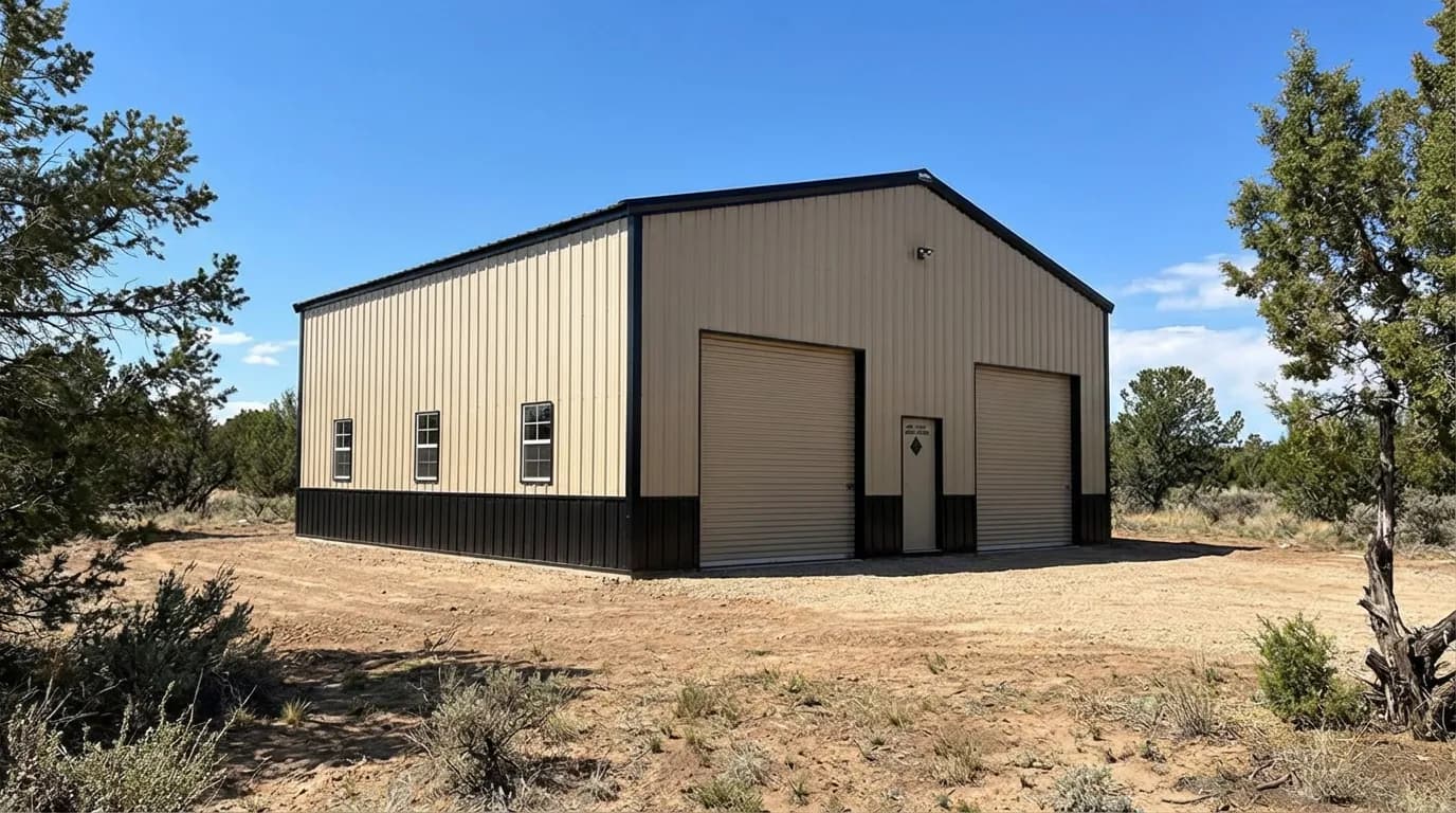 40'x60'x14' Metal Workshop Building