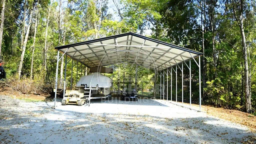 30x35x12 Triple Wide Carport/RV Carport