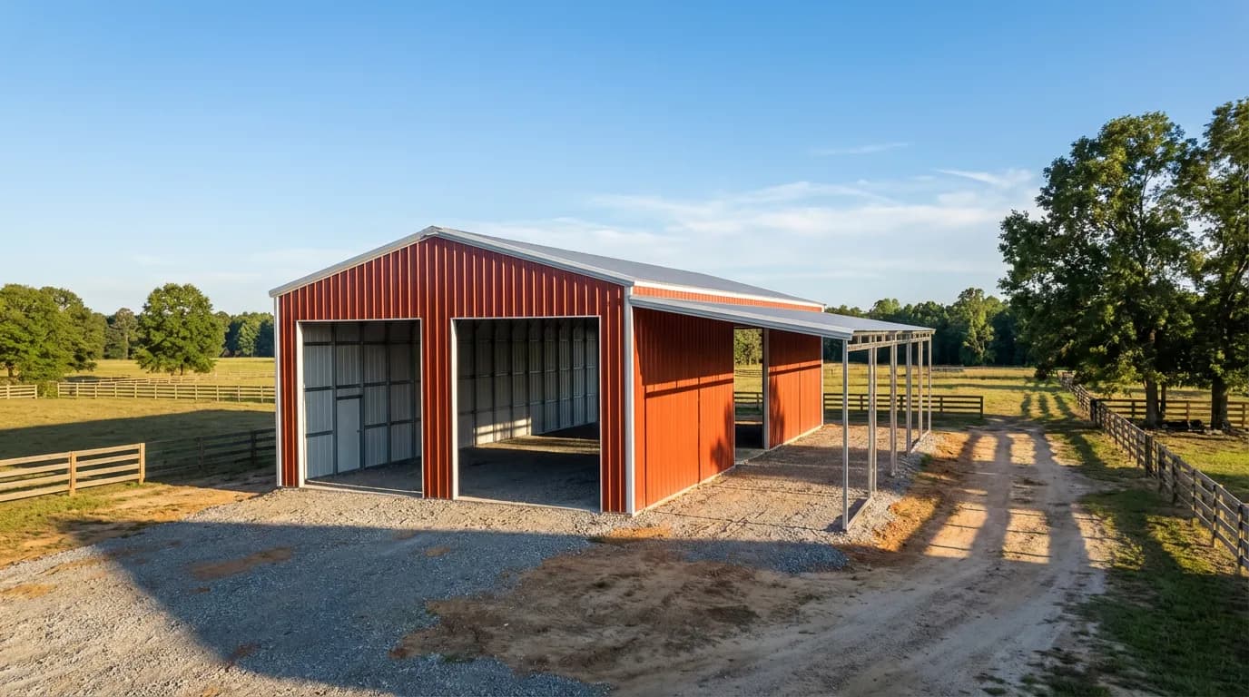 30'x80'x14' Steel Storage Structure