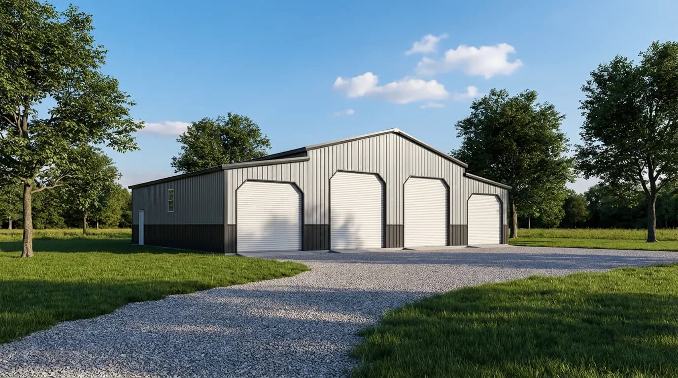 54'x30'x12' Metal Barn