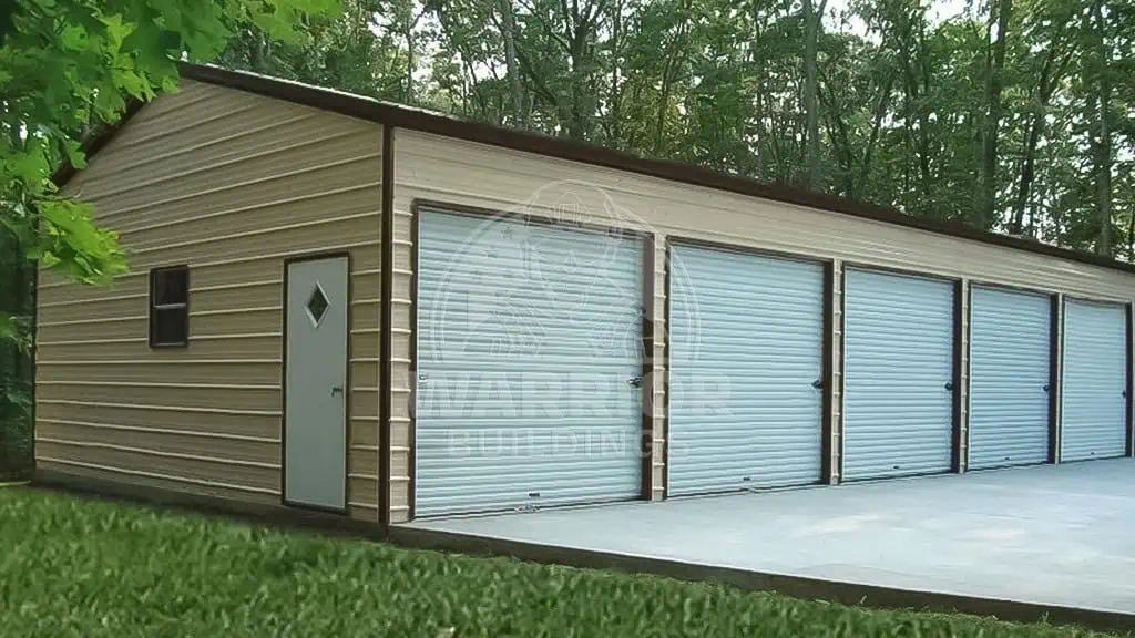 24x55x10 Five Car Garage