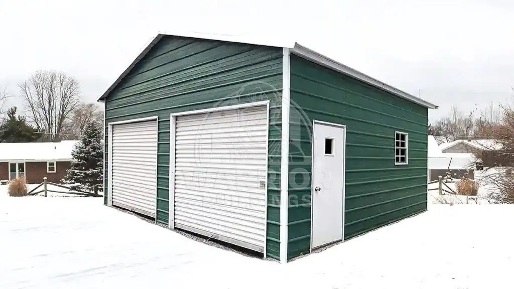 20x20x10 Metal Shed