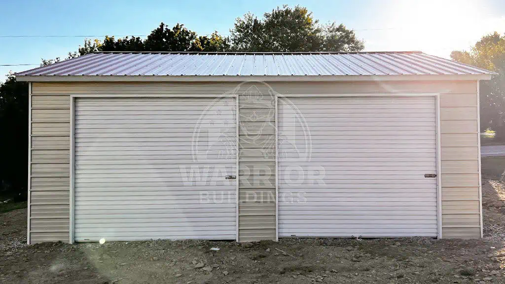 22x25x10 Two Car Garage